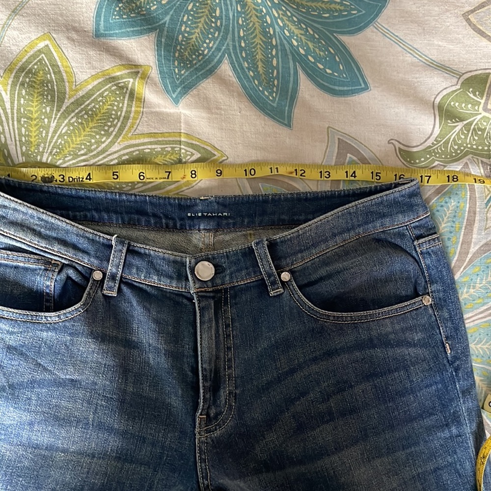 Elie Tahari Adena straight leg jeans - Picture 5 of 8